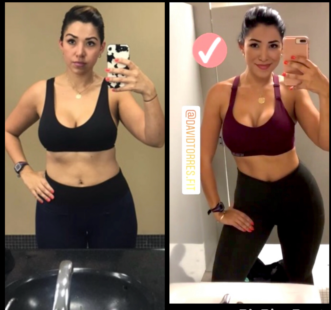 imagen de antes y despues de cliente