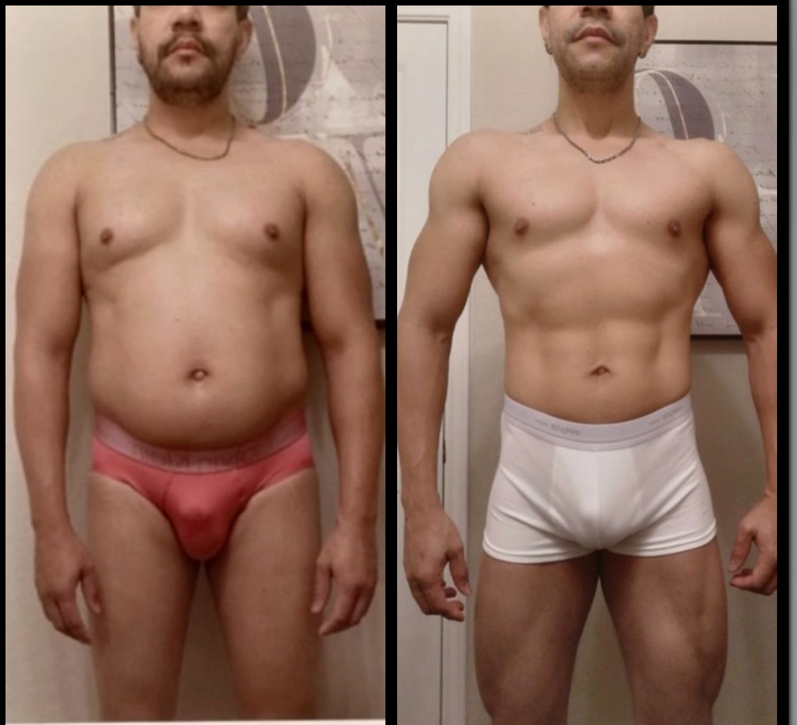 imagen de antes y despues de cliente